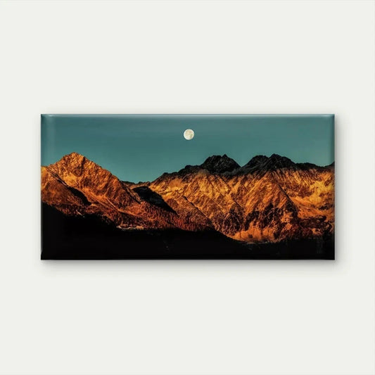Landscape with Vibrant Mountain Wall Art Canvas Office Home Room Framed 120x60cm