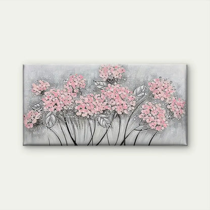 Pink Flower Tree Floral Wall Art Canvas Office Home Room Framed 120x60cm
