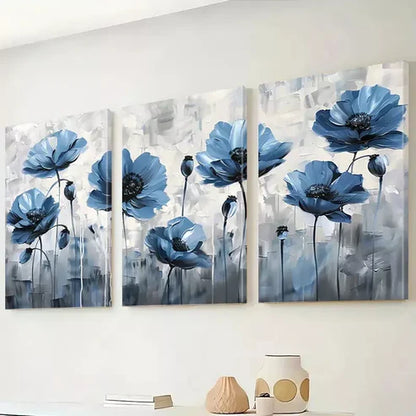 3pcs Modern Botanical Painting Canvas Framed 60x90cm - High Quality Print 100% Australian Made Wall Canvas Ready to Hang