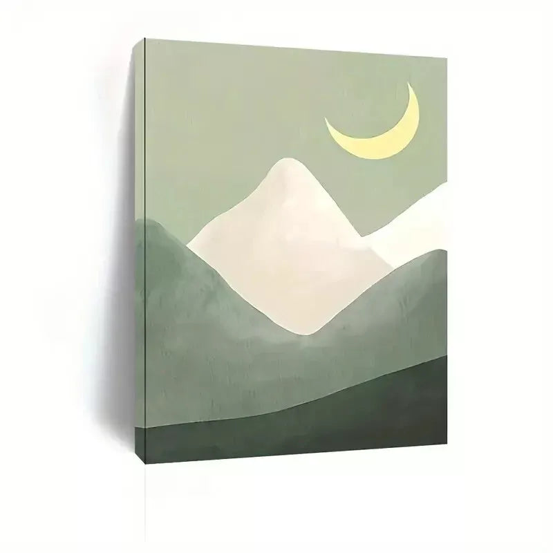 3pcs Abstract Sage Green Boho Wall Art Set Canvas Framed 50x70cm -  High Quality Print 100% Australian Made Wall Canvas Ready to Hang - Bella Home Decor