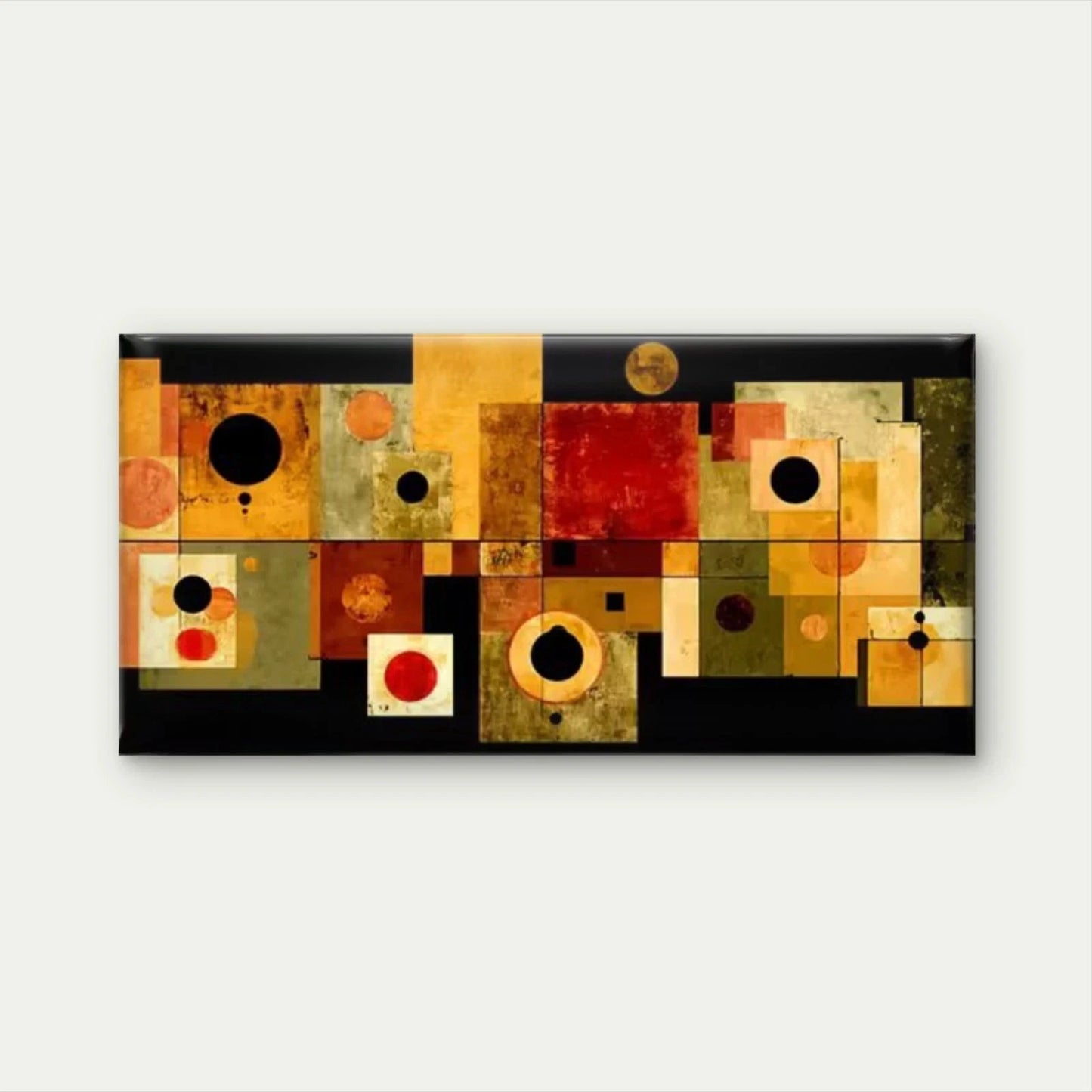 Modern Minimalist Abstract Wall Art Canvas Office Home Room Framed 120x60cm