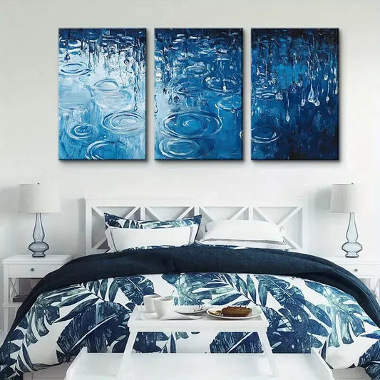 3pcs Abstract Pattern Canvas Framed 60x90cm - High Quality Print 100% Australian Made Wall Canvas Ready to Hang