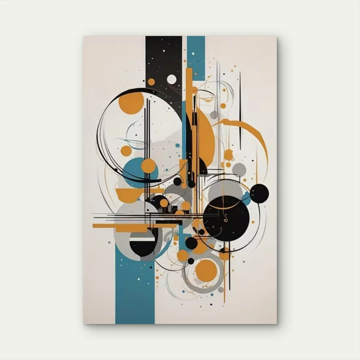 Abstract Harmony 60x90cm Metal Print Ready to Hang