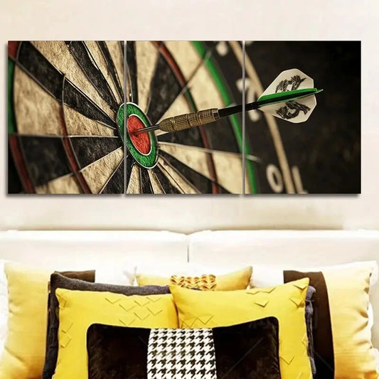 3pcs Painting Small Arrow Modern Metal Print Ready to Hang Art