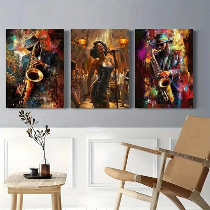 3pcsVivid African sunset scenes  Wall Art Set Canvas Framed 40x60cm - High Quality Print 100% Australian Made Wall Canvas Ready to Hang