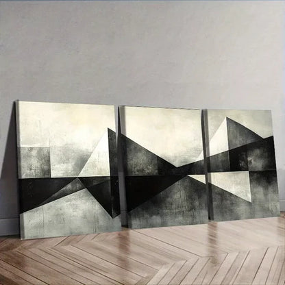 3pcs Geometric Shapes Abstract Wall Art Canvas Unframed - High Quality Print 100% Australian Made Wall Canvas