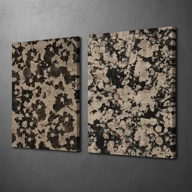 2pcs Decorative Painting, Japanese Style Decoration Canvas Framed 50x75cm - High Quality Print 100% Australian Made Wall Canvas Ready to Hang - Bella Home Decor