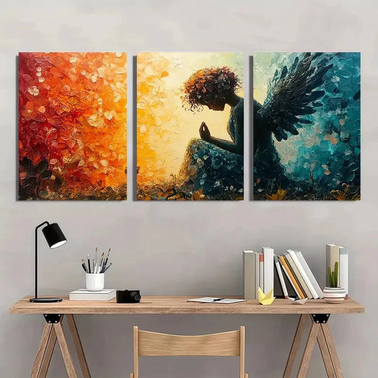 3pcs Vibrant Colors & Detailed Craftsman Perfect Wall Art Set Canvas Framed 40x60cm - High Quality Print 100% Australian Made Wall Canvas Ready to Hang