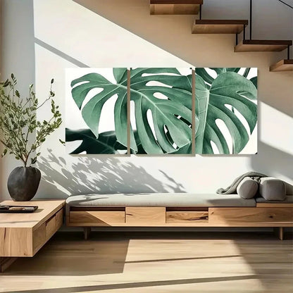 3pcs Botanical Tropical Plant Metal Print Ready to Hang Art