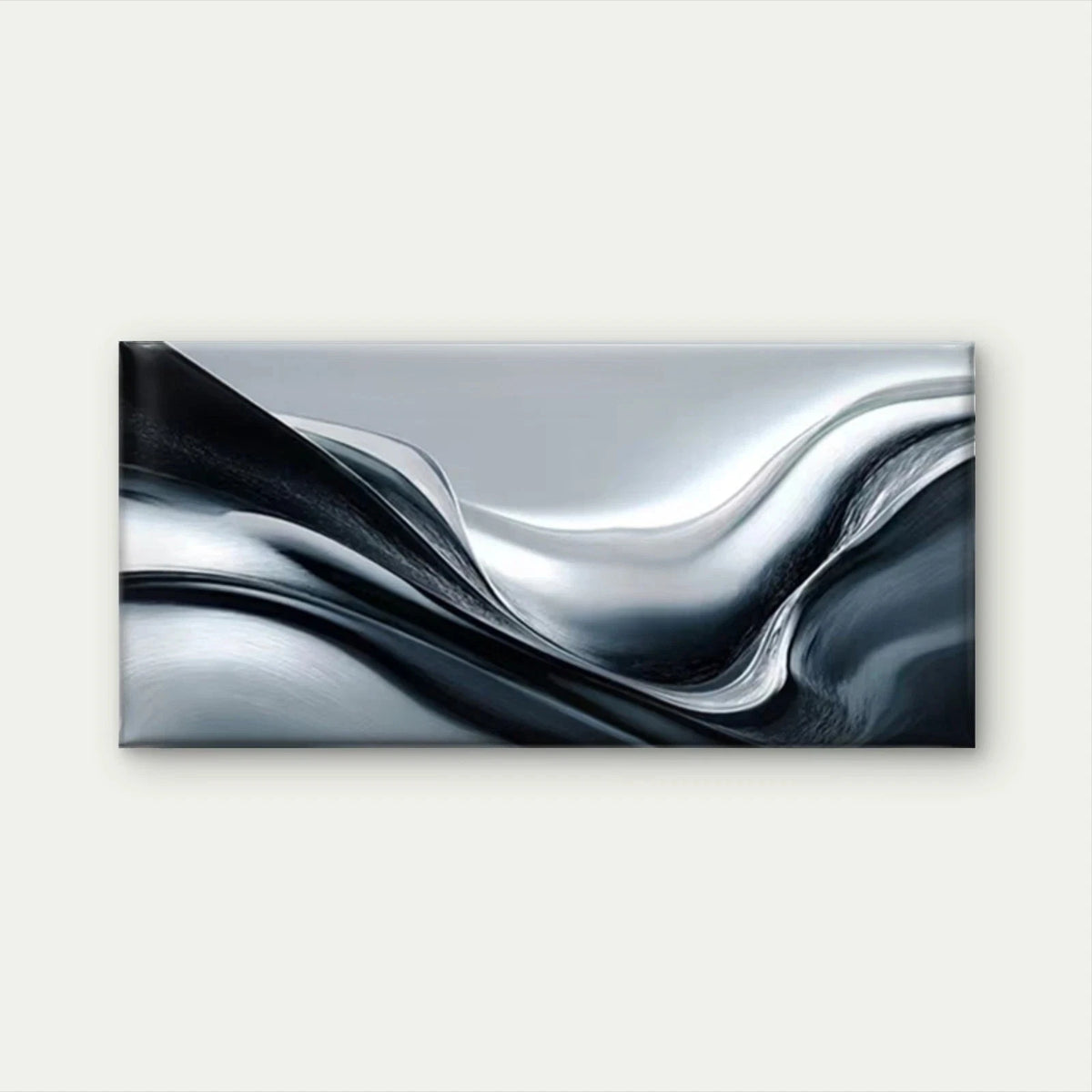 Abstract Monochrome Lines Wall Art Canvas Office Home Room Framed 120x60cm