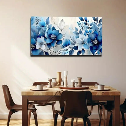 Elegant Blooming Flowers Wall Art Canvas Office Home Room Framed 120x60cm