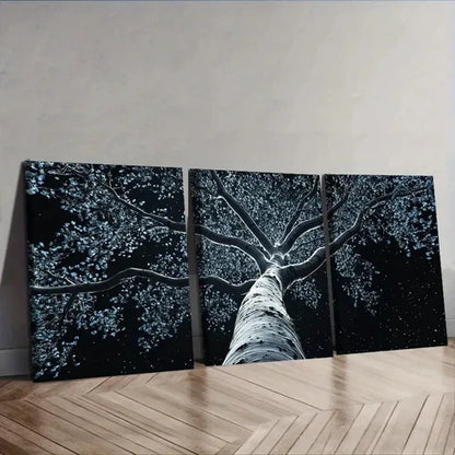 3pcs The Old Poplar Tree Wall Art Set Wall Art Canvas Unframed – High Quality Print 100% Australian Made Wall Canvas