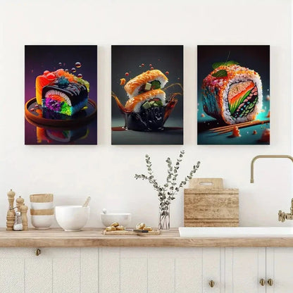 3pcs Deco Modern Style Divine Portrait Perfect Wall Art Set Canvas Framed 40x60cm - High Quality Print 100% Australian Made Wall Canvas Ready to Hang