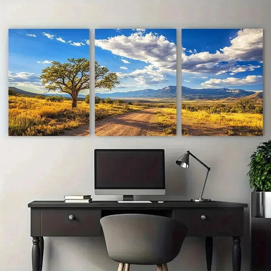 3pcs Minimalist Nature Abstract Perfect Wall Art Set Canvas Framed 40x60cm - High Quality Print 100% Australian Made Wall Canvas Ready to Hang