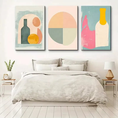 3pcs Fashion Abstract Wall Art Canvas Framed 40x60cm - High Quality Print 100% Australian Made Wall Canvas Ready to Hang