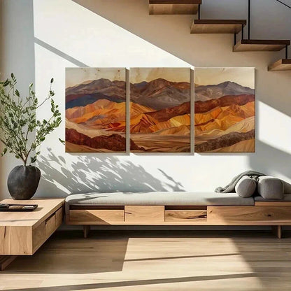 3pcs Mountain Landscape Natural Beauty Wall Art Set Canvas Framed 40x60cm - High Quality Print 100% Australian Made Wall Canvas Ready to Hang