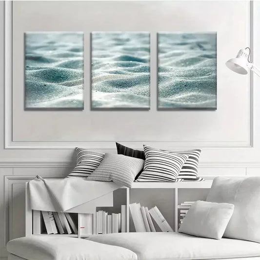 3pcs Beach Canvas Framed 40x60cm - High Quality Print 100% Australian Made Wall Canvas Ready to Hang