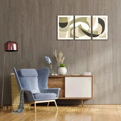 3pcs Abstract style Art Wall Painting Decor Metal Print Ready to Hang Art