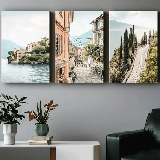 3pcs Modern Rustic Farmhouse Style Spring & Summer Metal Print Ready to Hang Art