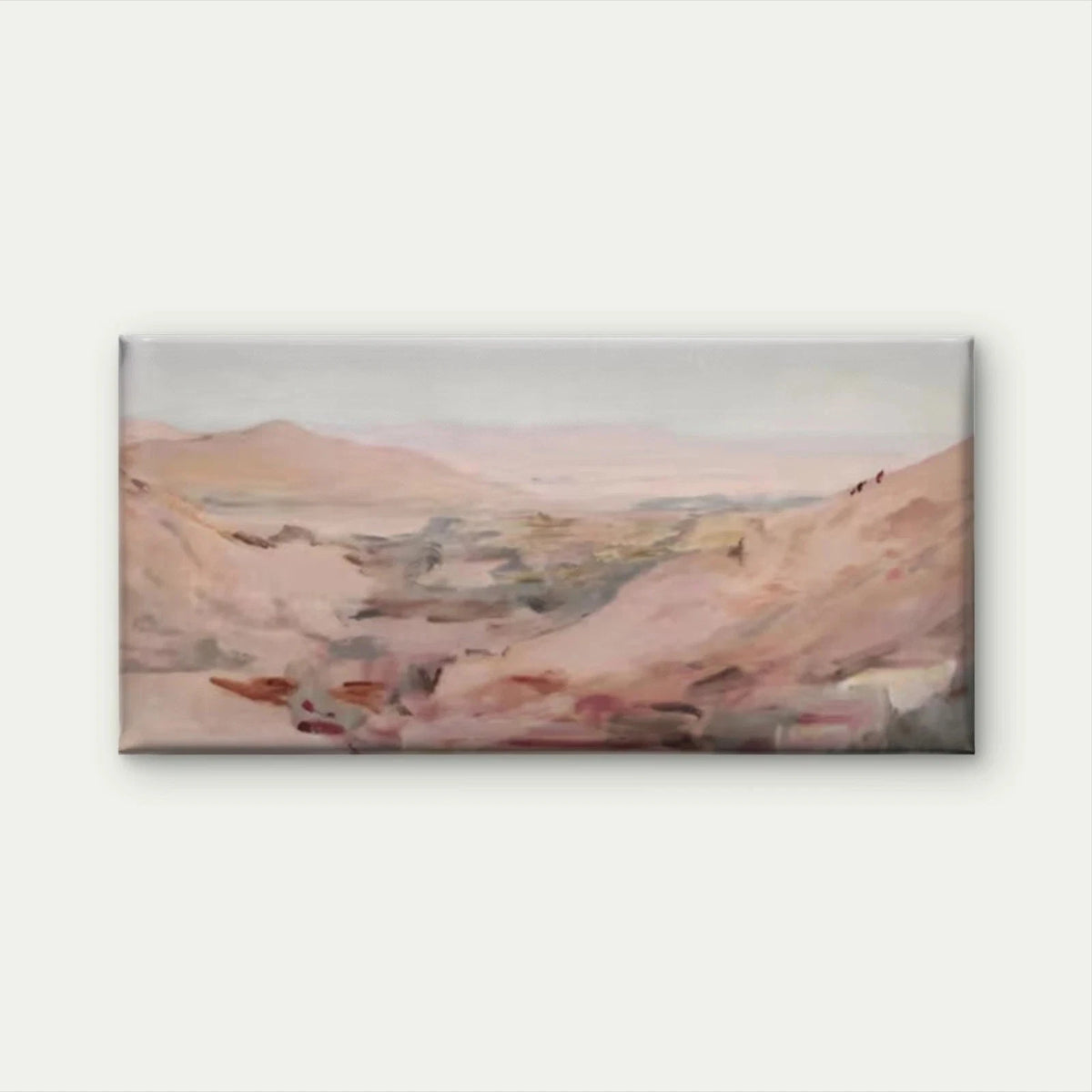 Abstract Desert Mountain Wall Art Canvas Office Home Room Framed 120x60cm