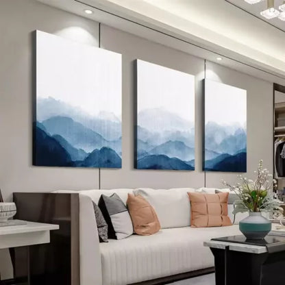 3pcs Abstract Mountain Canvas Framed 40x60cm - High Quality Print 100% Australian Made Wall Canvas Ready to Hang