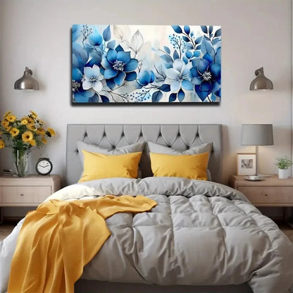 Elegant Blooming Flowers Wall Art Canvas Office Home Room Framed 120x60cm