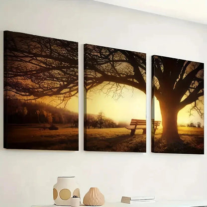 3pcs Vibrant Nature Landscape Perfect Wall Art Set Canvas Framed 40x60cm - High Quality Print 100% Australian Made Wall Canvas Ready to Hang