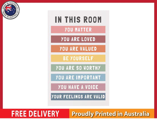 NEW (LAMINATED) Classroom Rules (61X91CM) Nursery CHART PICTURE PRINT
