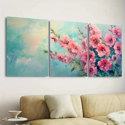 3pcs Lush Nature-Inspired Wall Art Set Canvas Unframed - High Quality Print 100% Australian Made Wall Canvas