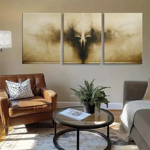 3pcs Tones & Mystical Fog Effects Perfect Wall Art Canvas Unframed - High Quality Print 100% Australian Made Wall Canvas