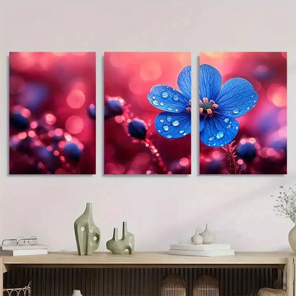 3pcs Scorpion Grasses Flower Garden Perfect Wall Art Set Canvas Framed 40x60cm - High Quality Print 100% Australian Made Wall Canvas Ready to Hang