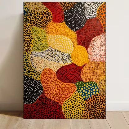 Yayoi Kusama Inspired Polka Dot   60x90cm Metal Print Ready to Hang