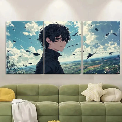 3pcs Antrim Coast Glens Scenic Northern Metal Print Ready to Hang Art