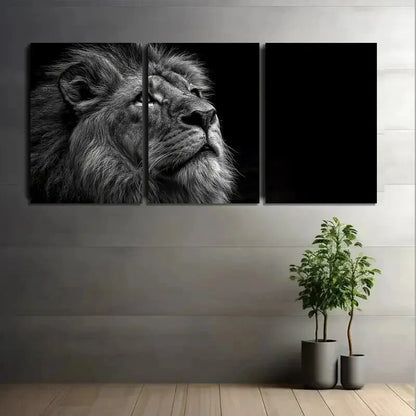 3pcs Black and White Dark Beautiful Metal Print Ready to Hang Art