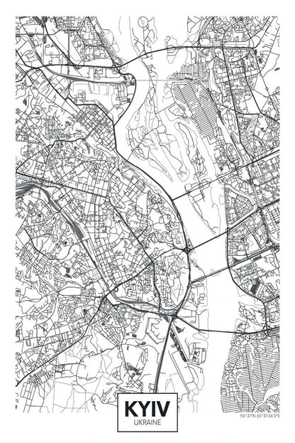 Laminated Australia Road map with details 91x61cm poster AU