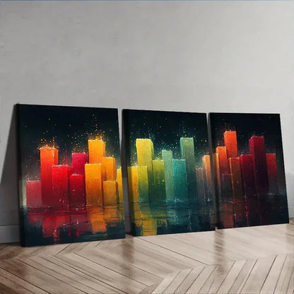 3pcs Modern Art Deco Graffiti Wall Art Set Canvas Unframed – High Quality Print 100% Australian Made Wall Canvas