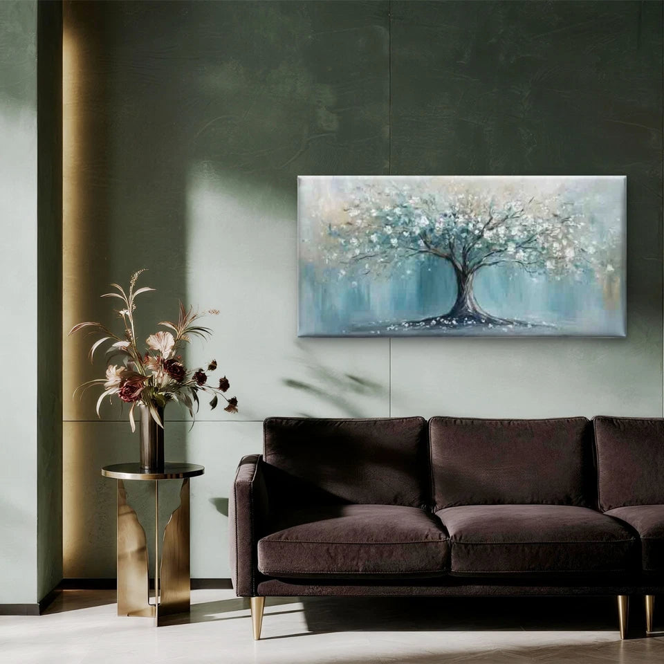 Nature Inspired Landscape Wall Art Canvas Office Home Room Framed 120x60cm