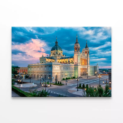 Almudena Cathedral In Madrid  Wall Art Decor 100% Australian Made