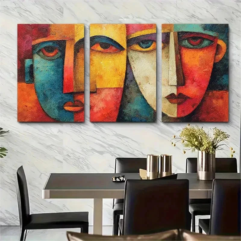 3pcs Steve Bonds Perfect Century Perfect Wall Art Set Canvas Framed 40x60cm - High Quality Print 100% Australian Made Wall Canvas Ready to Hang