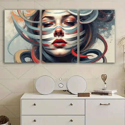 3pcs Colors of the Soul Wall Art Set Canvas Framed 60x90cm - High Quality Print 100% Australian Made Wall Canvas Ready to Hang