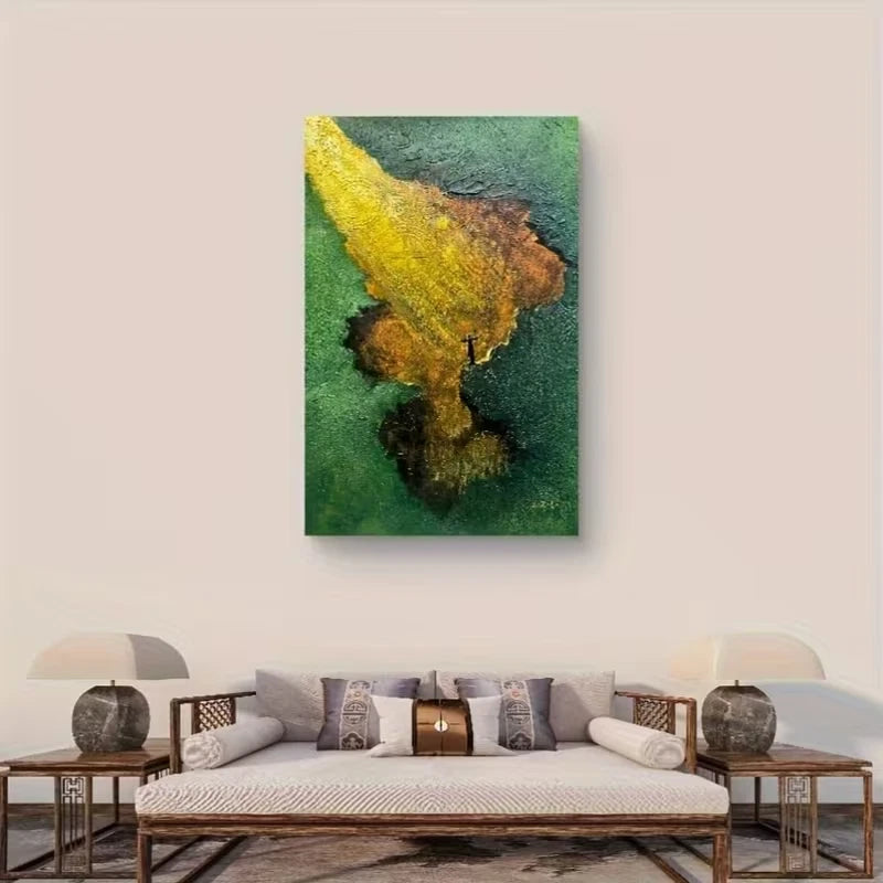 Abstract Industrial Gear Design 60x90cm Metal Print Ready to Hang