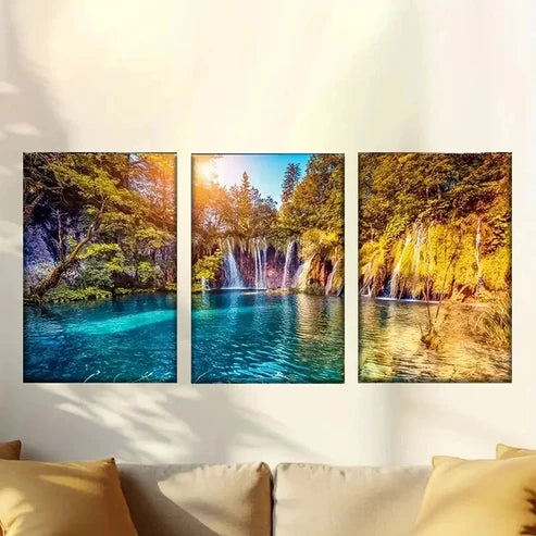 3pcs a Beautiful Landscape Wall Art Canvas Unframed – High Quality Print 100% Australian Made Wall Canvas