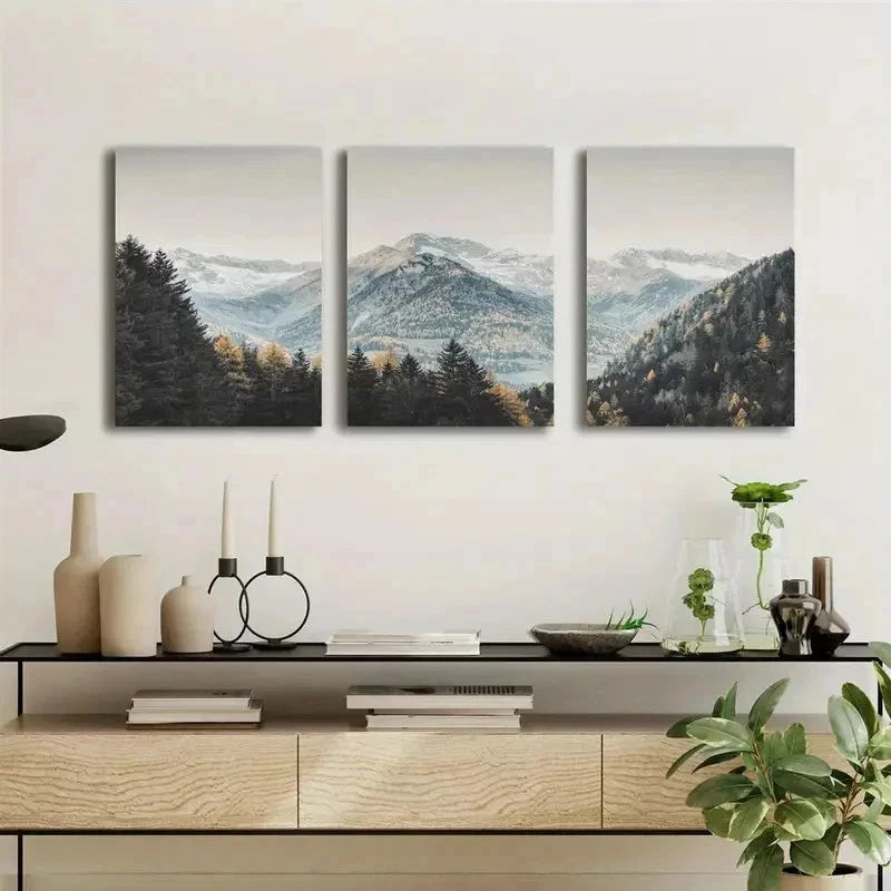 3pcs  Art Deco Modern Classic Wall Art Set Canvas Framed 40x60cm - High Quality Print 100% Australian Made Wall Canvas Ready to Hang