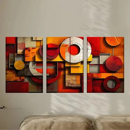 3pcs abstract art wallpapers Wall Art Set Canvas Unframed - High Quality Print 100% Australian Made Wall Canvas