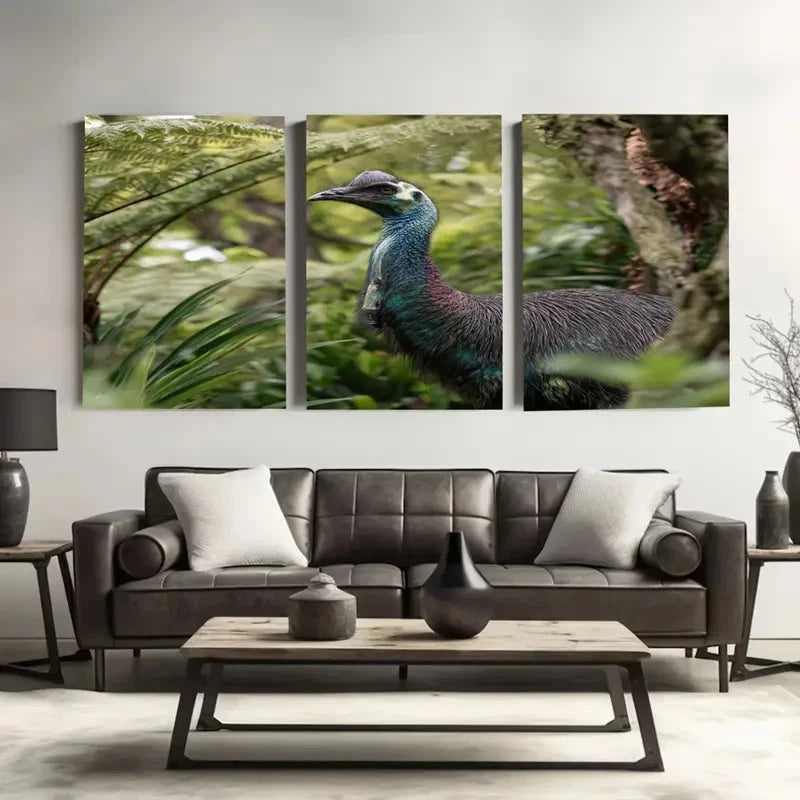 3pcs Auckland Zoo Australia Wall Art Set Canvas Framed 50x70cm - High Quality Print 100% Australian Made Wall Canvas Ready to Hang