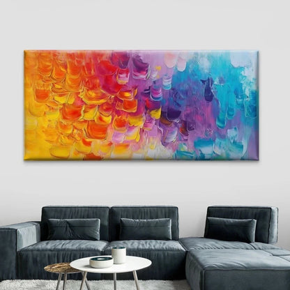 Modern Abstract Textured Wall Art Canvas Office Home Room Framed 120x60cm