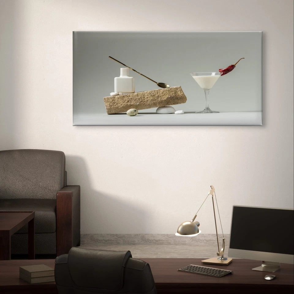 Modern Minimalist Still Life Wall Art Canvas Office Home Framed 120x60cm