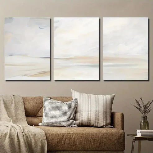 3pcs Abstract Watercolor Style Wall Art Set Canvas Unframed - High Quality Print 100% Australian Made Wall Canvas