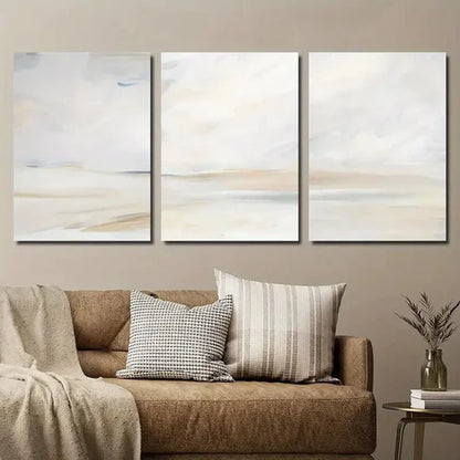 3pcs Abstract Watercolor Style Wall Art Set Canvas Unframed - High Quality Print 100% Australian Made Wall Canvas