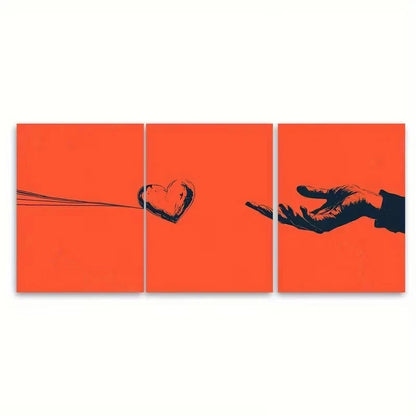 3pcs Fragile Handle with Care Wall Art Set Canvas Framed 60x90cm - High Quality Print 100% Australian Made Wall Canvas Ready to Hang